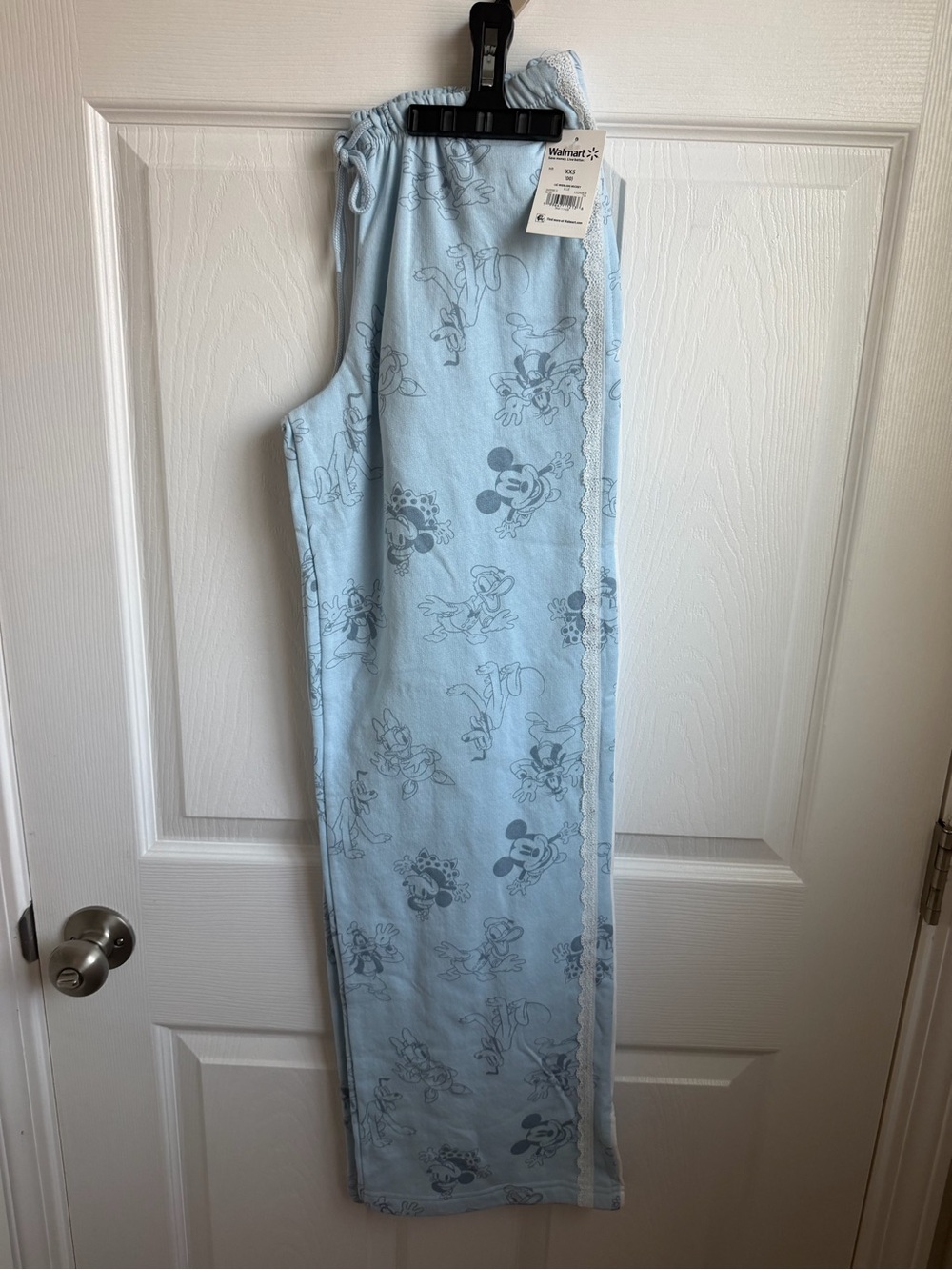 Disney Mickey and Friends Light Blue Sweatpants with Pockets